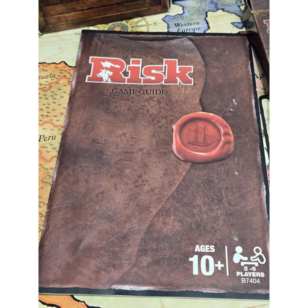 Risk The Game of Strategic Conquest Board Game Hasbro 2015 Modern Complete
